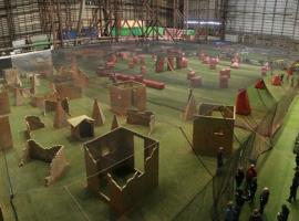Indoor paintball arena in Cologne